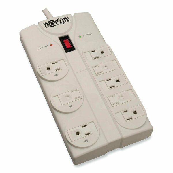Tripp Lite Protect It Surge Protector, 8 Outlets, 25 ft. Cord, 1440 Joules, Gray TLP825